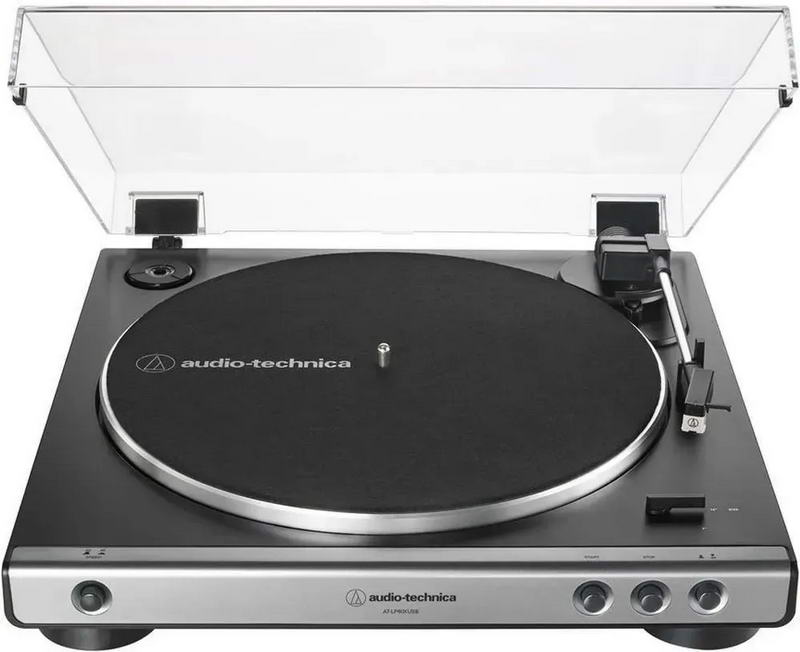 Програвач вінілових платівок Audio-Technica AT-LP60XUSB Gun Metal