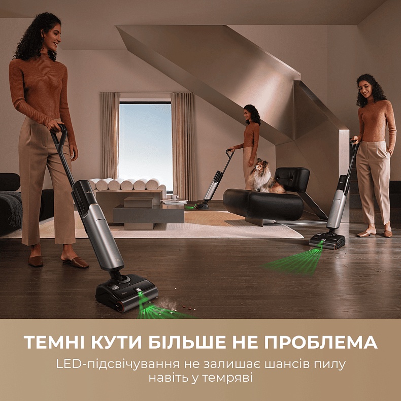 Моющий вертикальный пылесос Mova X4 Mix (HMV17A) - фото 6 Моющий вертикальный пылесос Mova X4 Mix (HMV17A) - фото 6