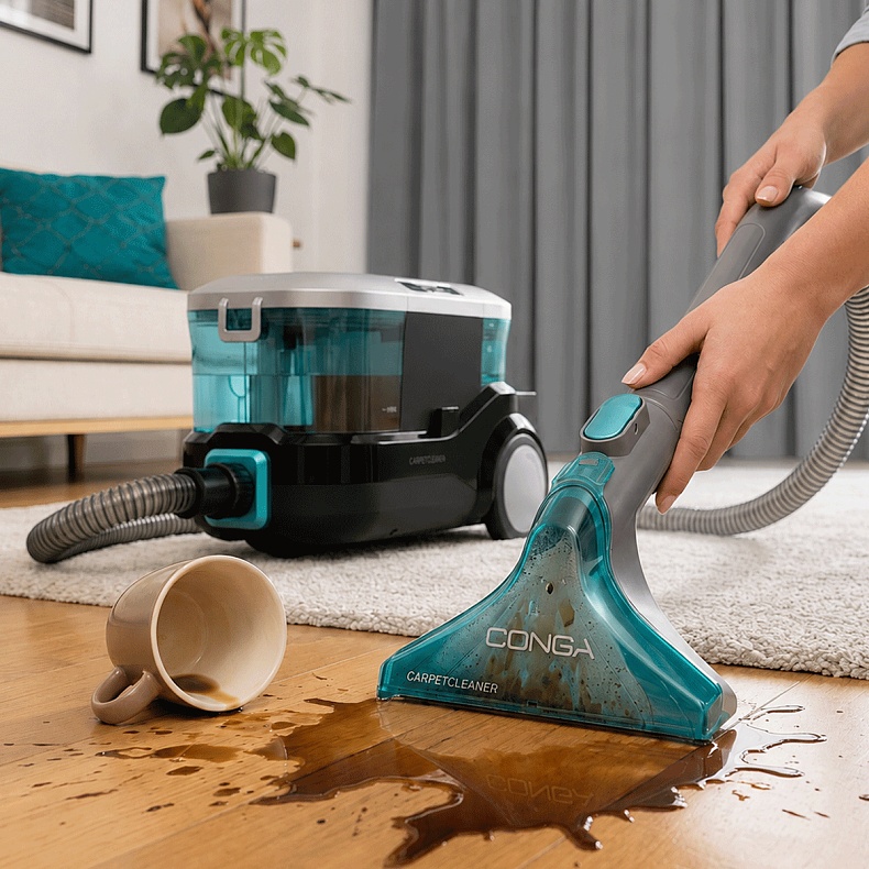 Моющий пылесос Cecotec Conga CarpetClean 10000 EasyHome (ССТС-08573) - фото 6