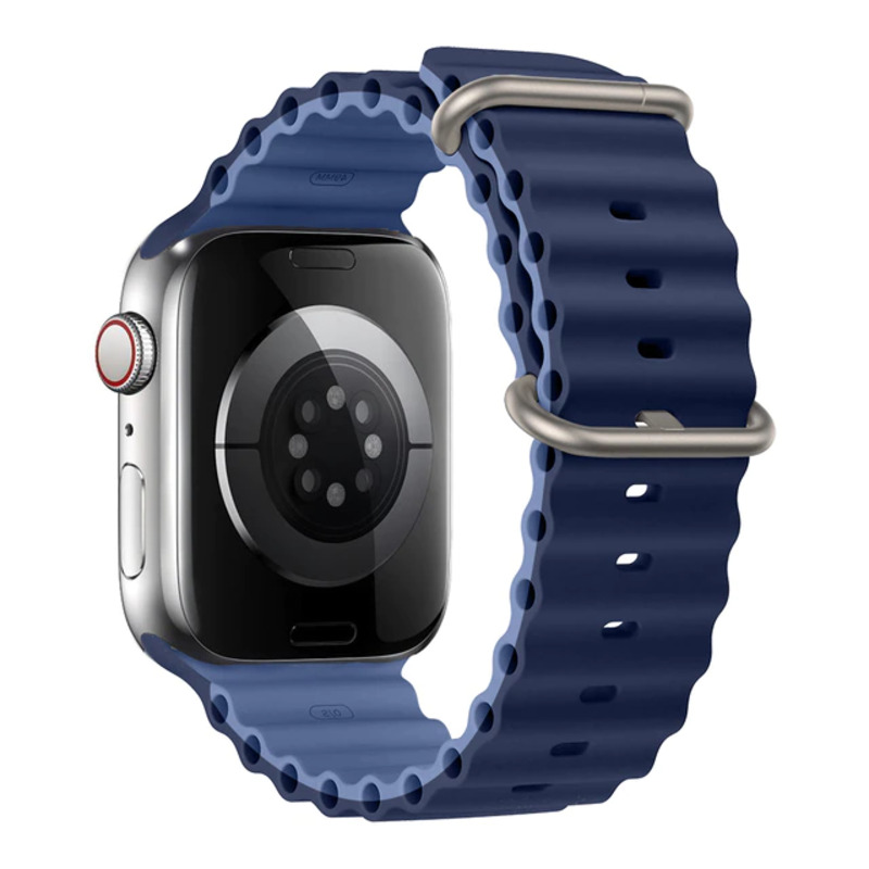 Ремешок  Watch Ocean Band 49/42mm 49mm /dark navy blue +light navy blue /