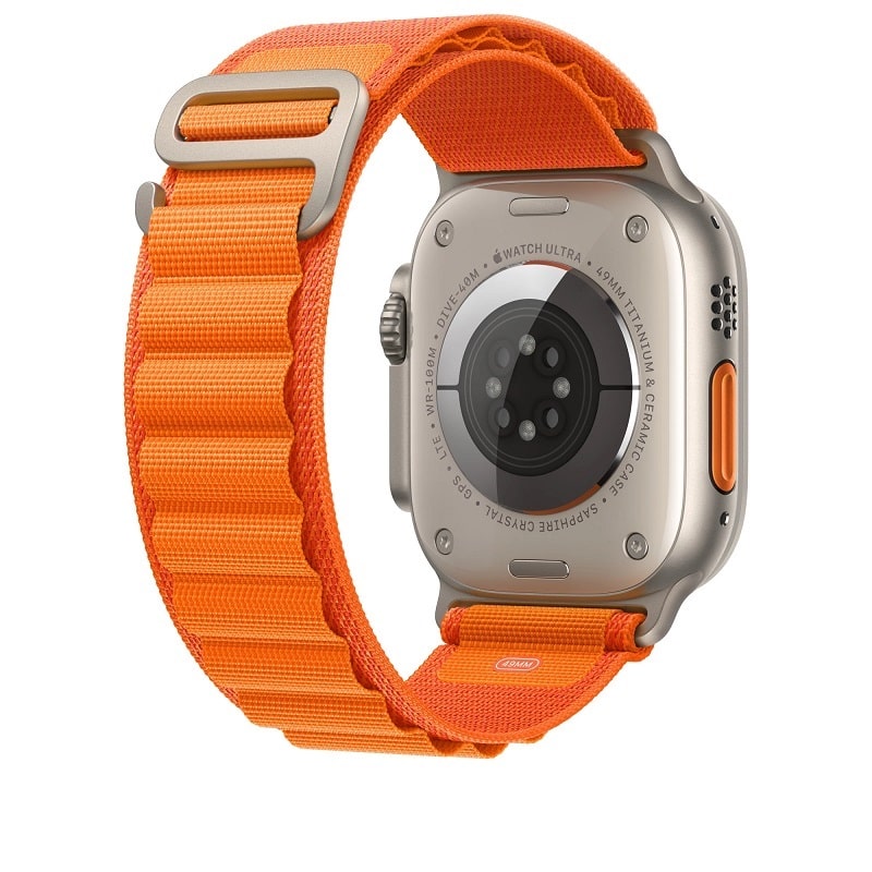 Ремінець Apple Alpine Loop Band Small для Apple Watch 49mm - Orange (MQDY3) - фото 1