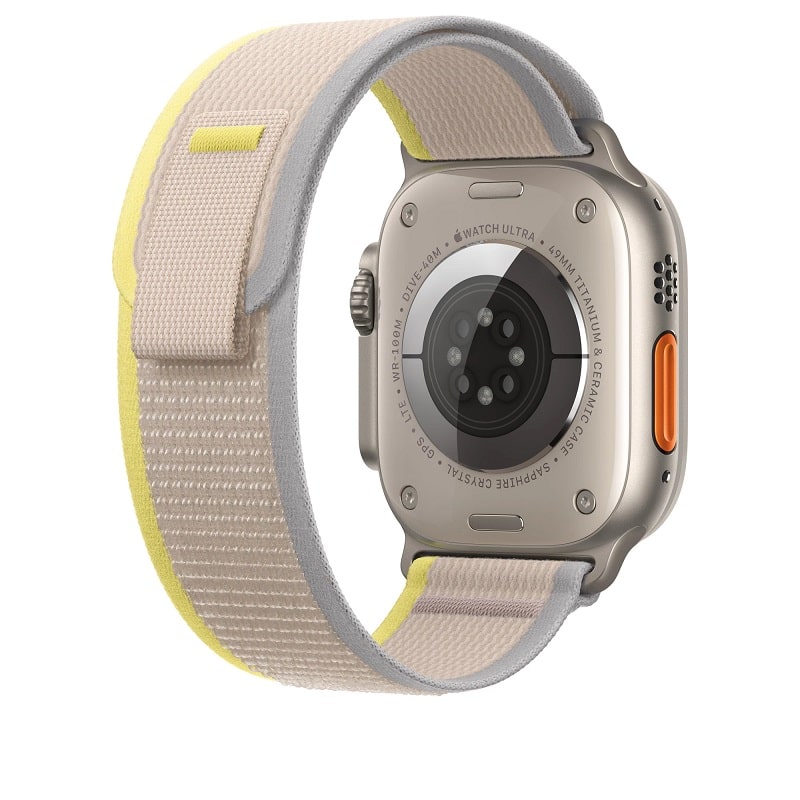 Ремінець Apple Trail Loop Band M/L для Apple Watch 49mm - Yellow/Beige (MQEH3) - фото 1