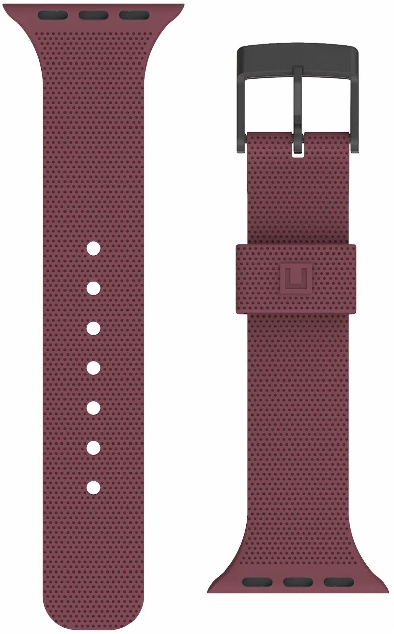 Ремінець UAG для Apple Watch 44/42 Dot Silicone, Aubergine (19249K314747)