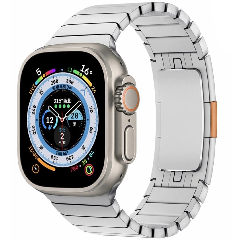 Ремінець Steel для Apple Watch 42(ser.1-3)/44/45/46/49mm (Silver)