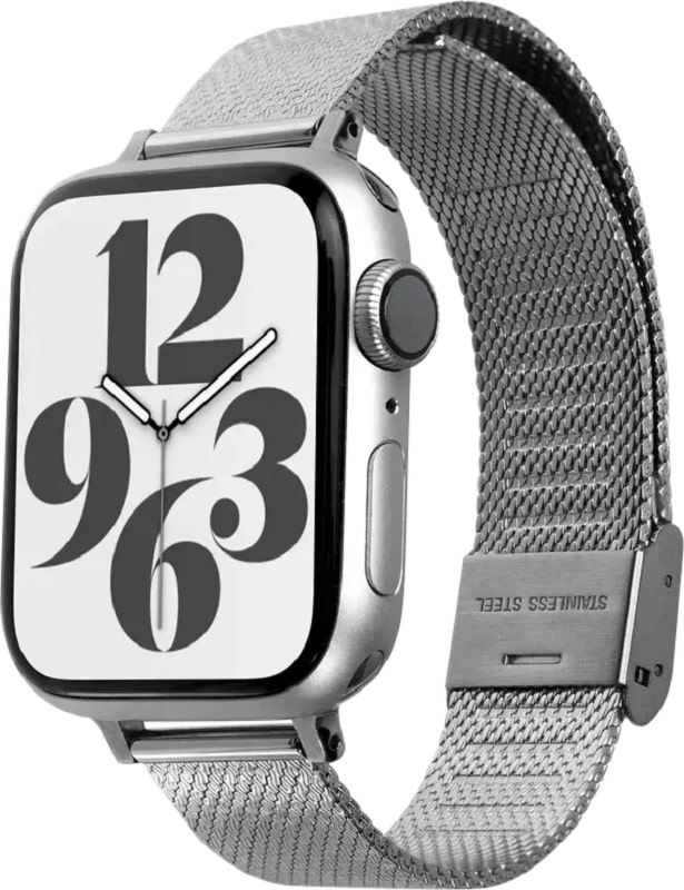 Ремінець LAUT LINKS ARCTIC для Apple Watch 4-10 & SE & ULTRA 38/40/41 мм - Silver (L_AWS_ARC_SL)