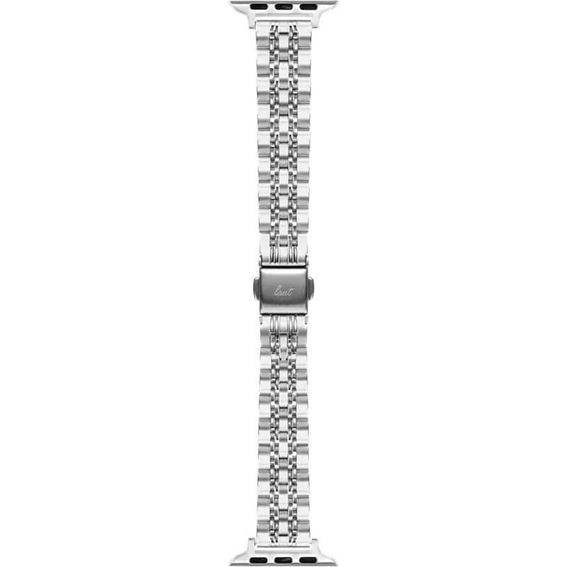 Ремінець LAUT LINKS NOBLE для Apple Watch 4-10 & SE & ULTRA 38/40/41 мм - Silver (L_AWS_NO_SL)