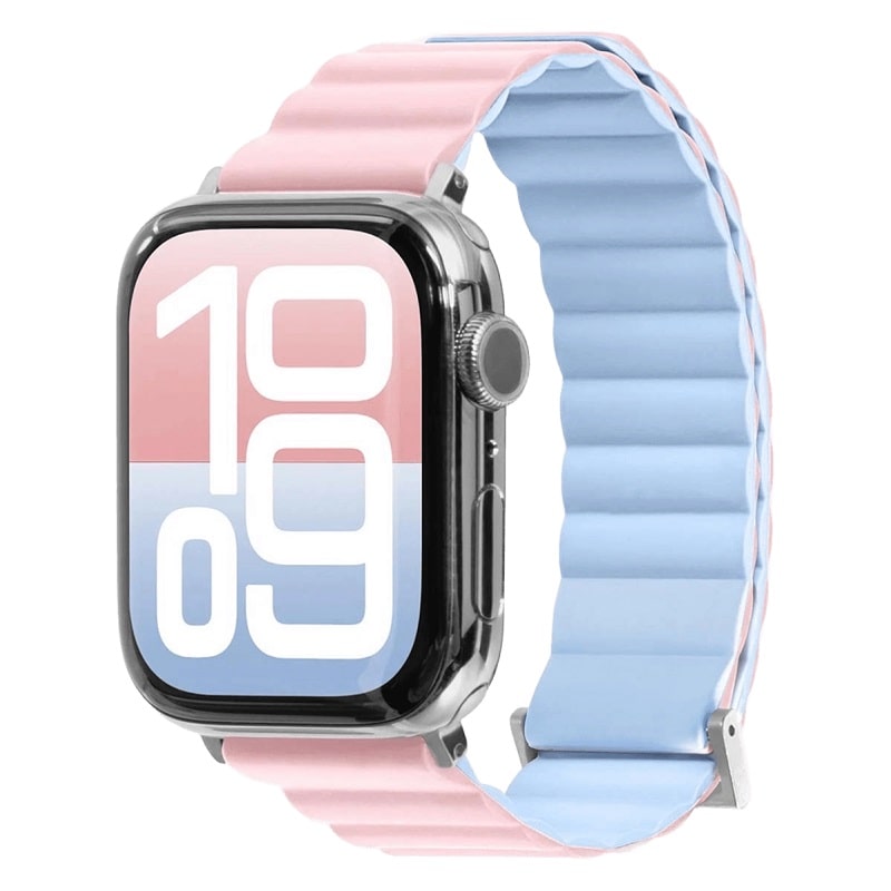 Ремінець LAUT NOVI SPORT для Apple Watch 4-10 & SE & ULTRA 38/40/41 мм - CandyPink/BabyBlue (L_AWS_NS_CP)