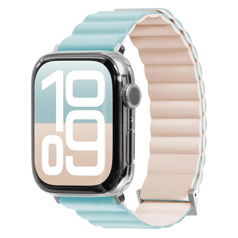 Ремінець LAUT NOVI SPORT for Apple Watch  4-10 & SE & ULTRA розмір 38/40/41mm - Spearmint/Beige (L_AWS_NS_MT)