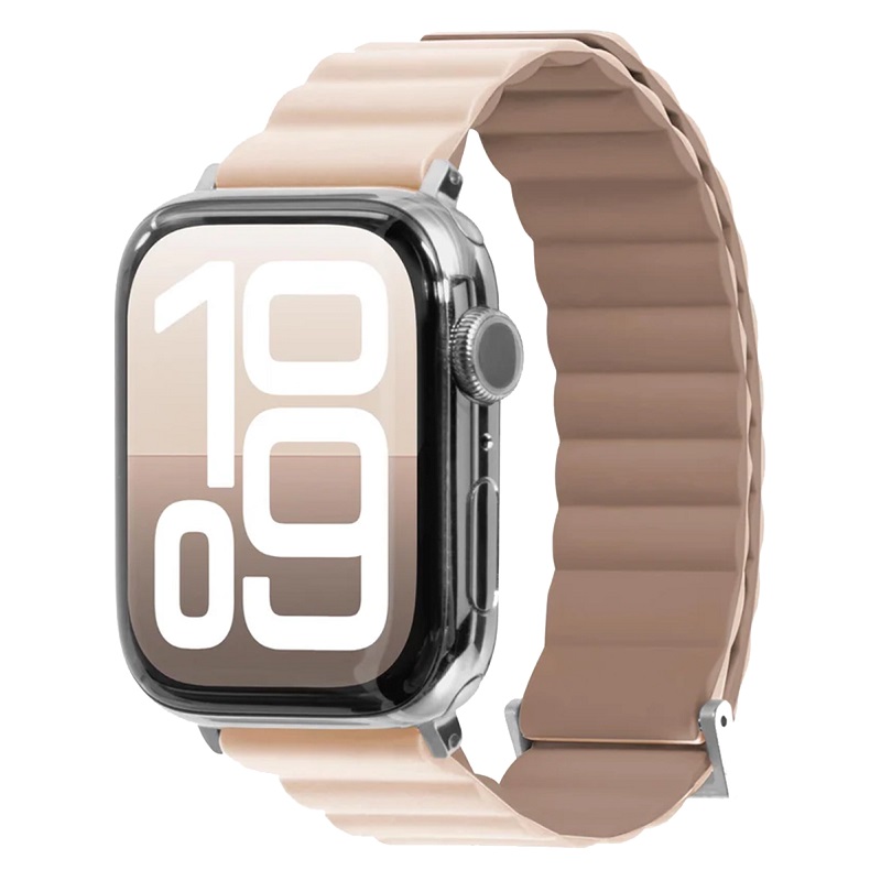 Ремешок LAUT NOVI SPORT for Apple Watch 38/40/41mm - Beige/Caramel (L_AWS_NS_BE)