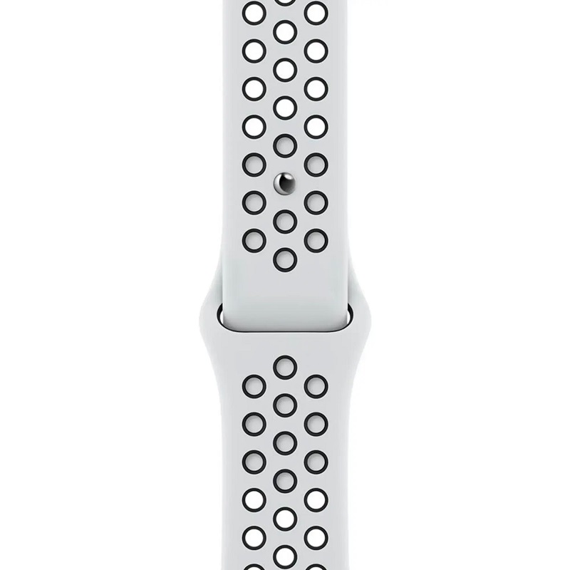 Ремінець Apple Nike Sport Band Pure Platinum/Black для Apple Watch 41/40/38 mm (ML843)