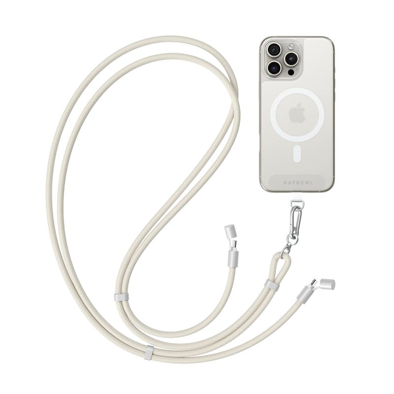 Ремешок-кабель Satechi OntheGo USB-C Lanyard 60W Cable Sand (1.5 m) (ST-LOTGLW)