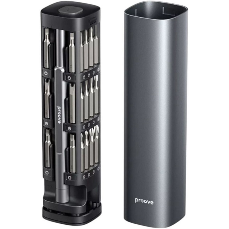 Багатофункціональний набір викруток Proove Fixer 46in1 gray (MTSF46000003)