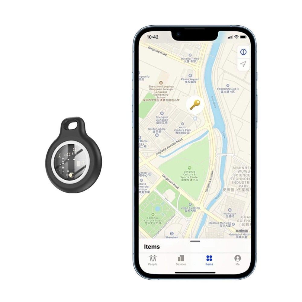 Трекер HOCO E91 Tiger intelligent positioning anti-lost device White - фото 2 Трекер HOCO E91 Tiger intelligent positioning anti-lost device White - фото 2