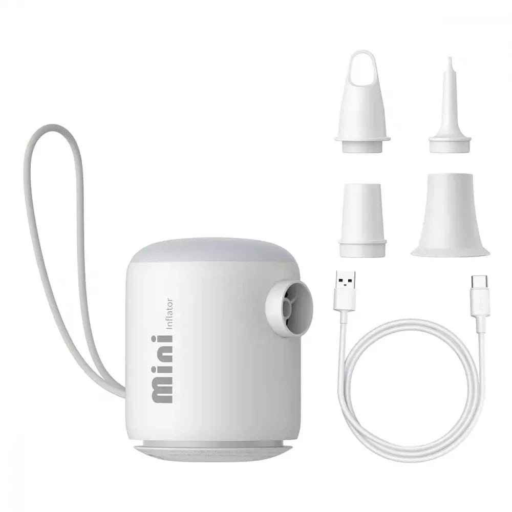 Портативний насос для матраців Baseus PocketGo Portable Air Pump Stellar White (C11157700221-00) - фото 2 Портативний насос для матраців Baseus PocketGo Portable Air Pump Stellar White (C11157700221-00) - фото 2