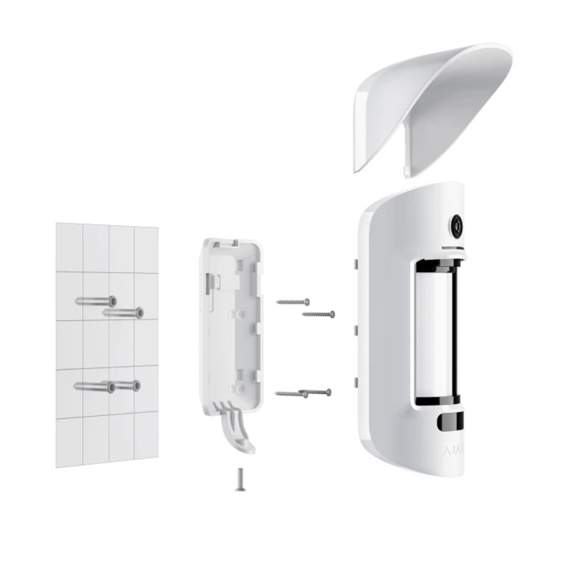 Бездротовий вуличний датчик руху Ajax MotionCam Outdoor (38192.84.WH1) white - фото 3