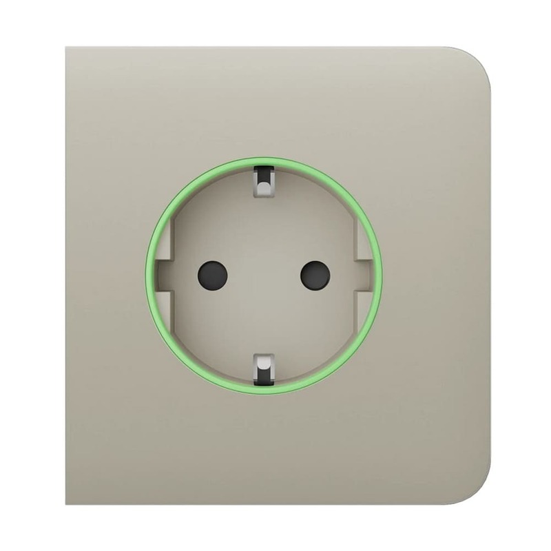 Бічна панель для вбудованої розетки Ajax SideCover (smart) [type F] (59999.163.IV) ivory