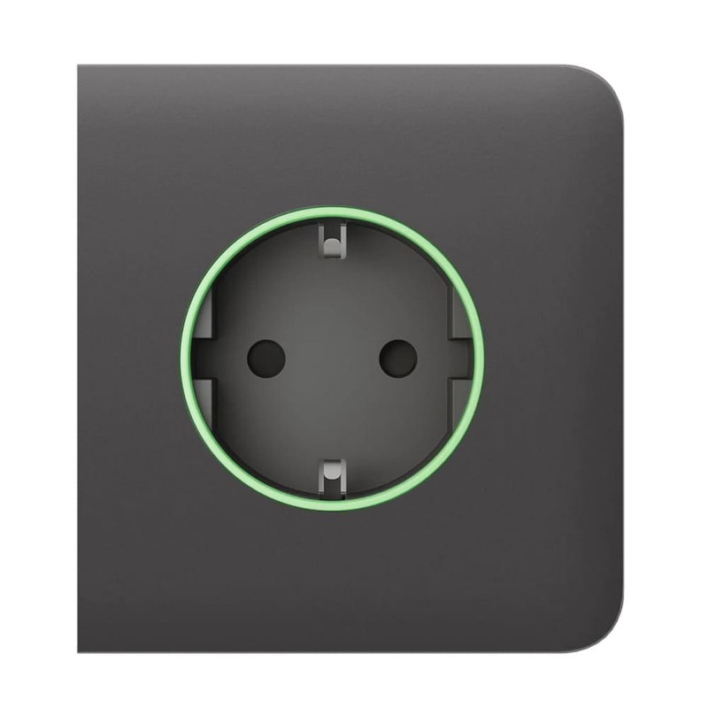 Бічна панель для вбудованої розетки Ajax SideCover (smart) [type F] (60000.163.GR) grey