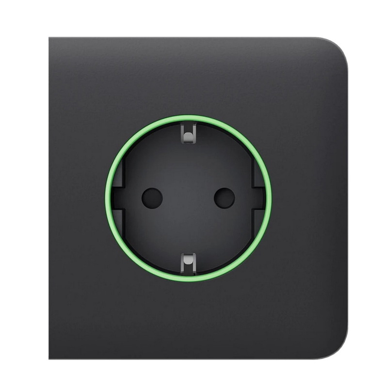 Боковая панель для встроенной розетки Ajax SideCover (smart) [type F] (60001.163.GP) graphite