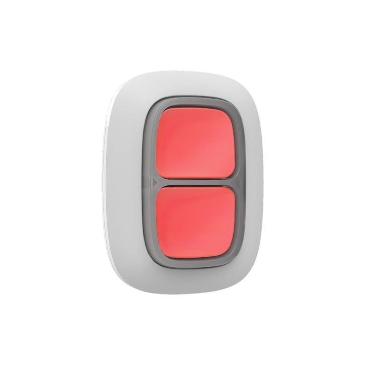 Беспроводная экстренная кнопка Ajax DoubleButton White 38103.79.WH1 - фото 2 Беспроводная экстренная кнопка Ajax DoubleButton White 38103.79.WH1 - фото 2