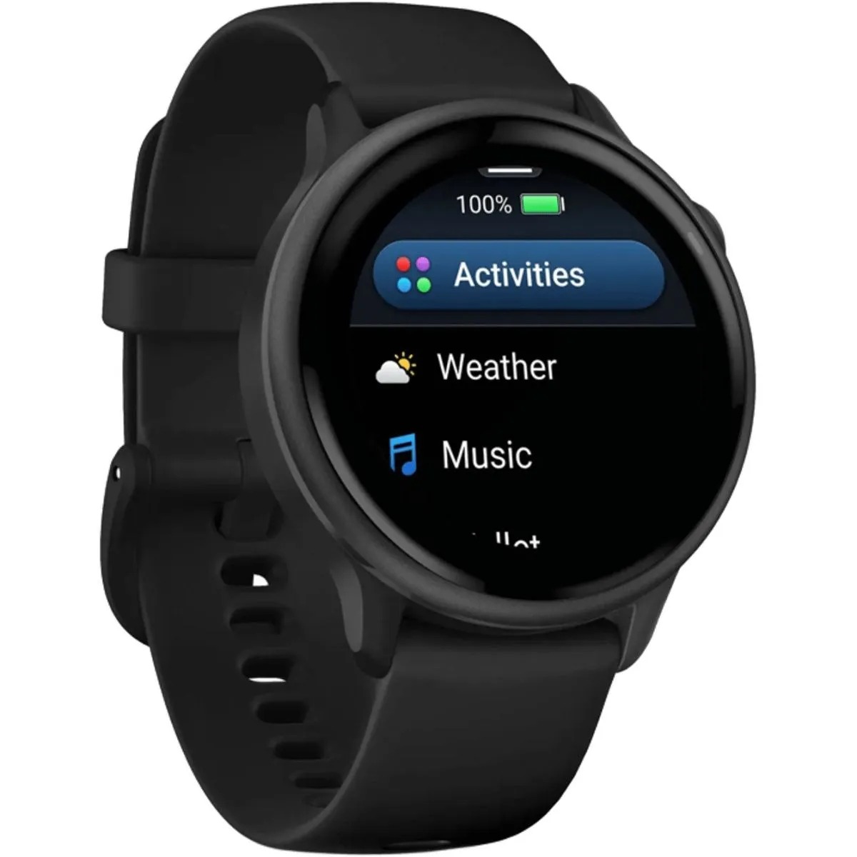 Смарт-годинник Garmin Vivoactive 6 Slate with Black Silicone Band (010-02985-40) - фото 1