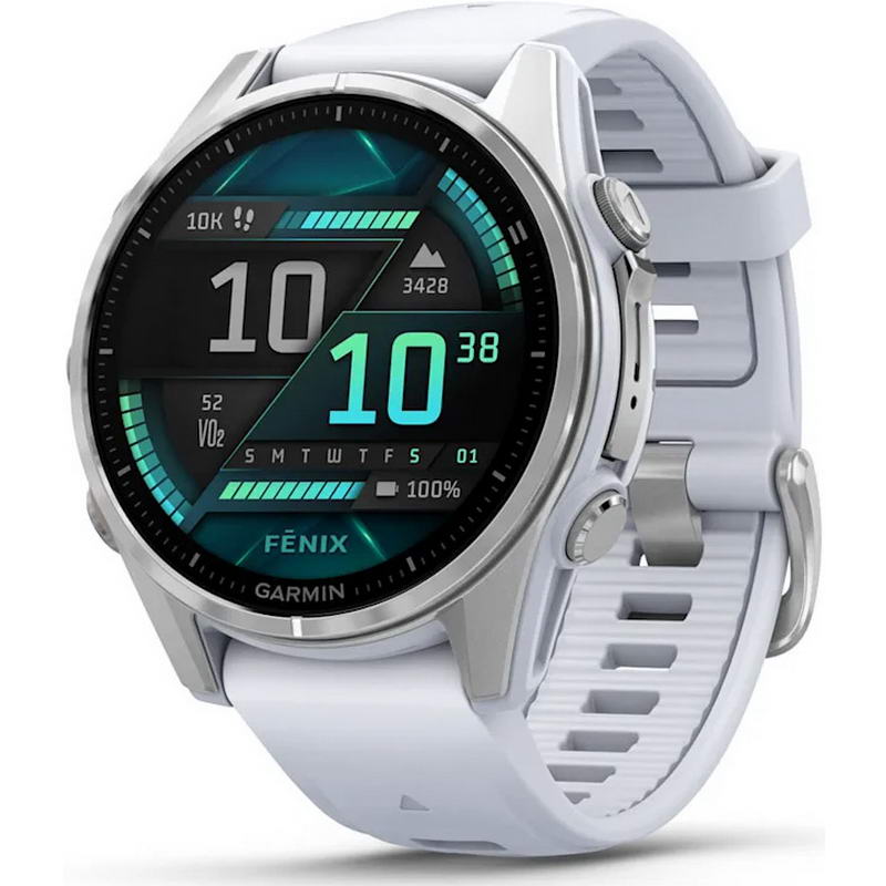 Смарт-годинник Garmin Fenix 8 43mm AMOLED Silver with Whitestone Silicone Band (010-02903-00/06) Смарт-годинник Garmin Fenix 8 43mm AMOLED Silver with Whitestone Silicone Band (010-02903-00/06)