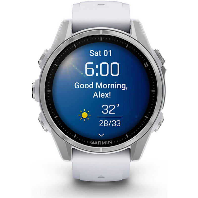 Смарт-годинник Garmin fenix 8 43mm, AMOLED, Glass, BareSS/Whitestone, WhitestoneBn (010-02903-00) (UA) - фото 1 Смарт-годинник Garmin fenix 8 43mm, AMOLED, Glass, BareSS/Whitestone, WhitestoneBn (010-02903-00) (UA) - фото 1