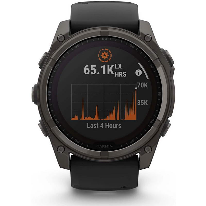 Смарт-годинник Garmin Fenix 8 51mm Solar Sapphire Carbon Gray DLC Titanium w. Black/Pebble Gray S. Band (010-02907-10/11) - фото 1 Смарт-годинник Garmin Fenix 8 51mm Solar Sapphire Carbon Gray DLC Titanium w. Black/Pebble Gray S. Band (010-02907-10/11) - фото 1