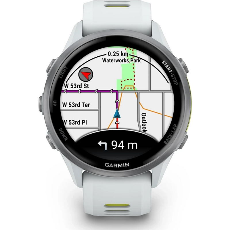 Смарт-годинник Garmin Forerunner 970 Titanium w. Whitestone Case and Whitestone/T. Amp Yellow Band (010-02969-11) - фото 1 Смарт-годинник Garmin Forerunner 970 Titanium w. Whitestone Case and Whitestone/T. Amp Yellow Band (010-02969-11) - фото 1