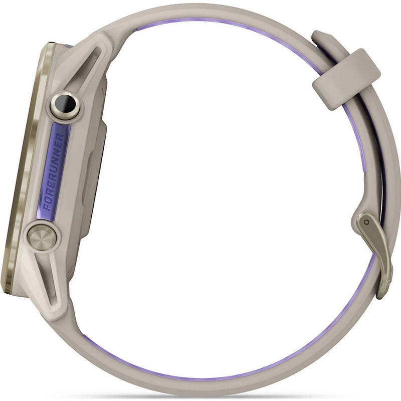 Смарт-годинник Garmin Forerunner 970 Soft Gold Titanium with French Grey Case and French Grey/Translucent Indigo Band (010-02969-12) - фото 4