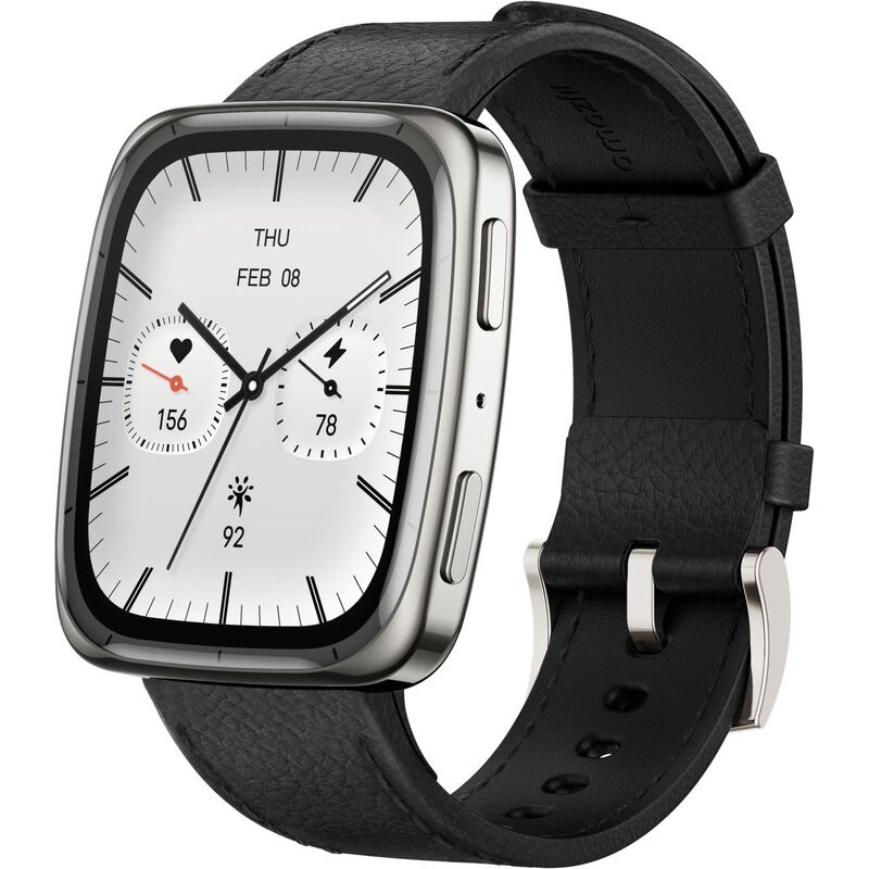 Смарт-годинник Amazfit Active 2 Black Leather (UA)