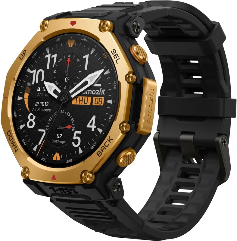 Смарт-годинник Amazfit T-Rex 3 Pro 48mm Black-Gold (W2444OV5N)