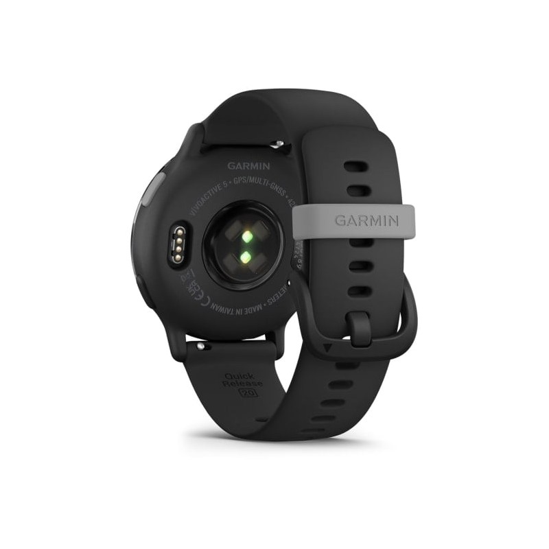 Смарт-годинник Garmin vivoactive 5 Slate Aluminum Bezel with Black Case and Silicone Band (010-02862-10/50) - фото 2