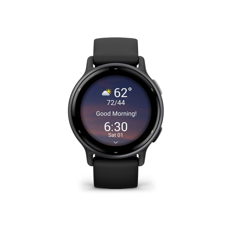 Смарт-годинник Garmin vivoactive 5 Slate Aluminum Bezel with Black Case and Silicone Band (010-02862-10/50) - фото 4