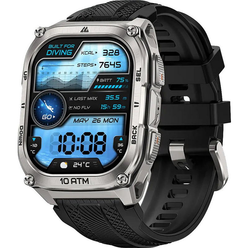 Смарт-часы KOSPET Tank M4 Silver (6978602500072) (UA)