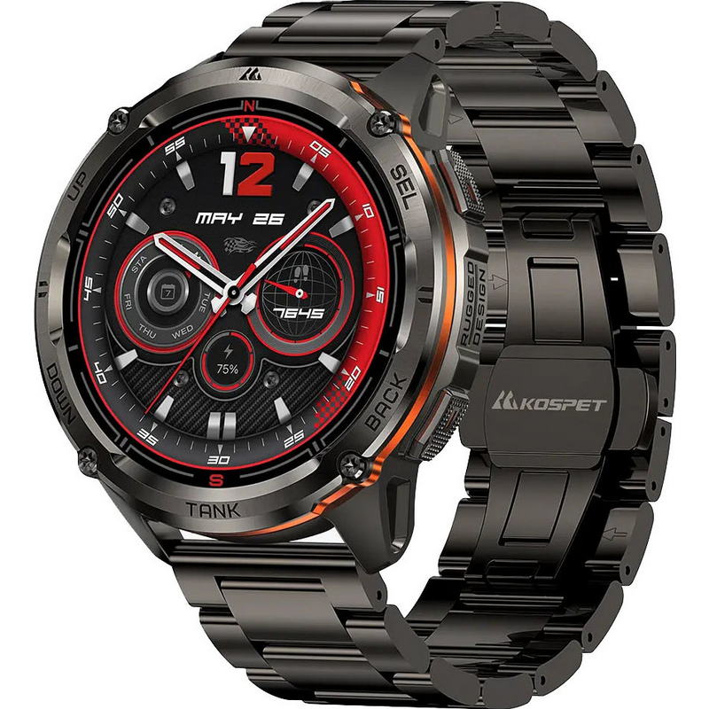 Смарт-часы KOSPET Tank T3 Ultra 2 SE Black (6974958251170) (UA)