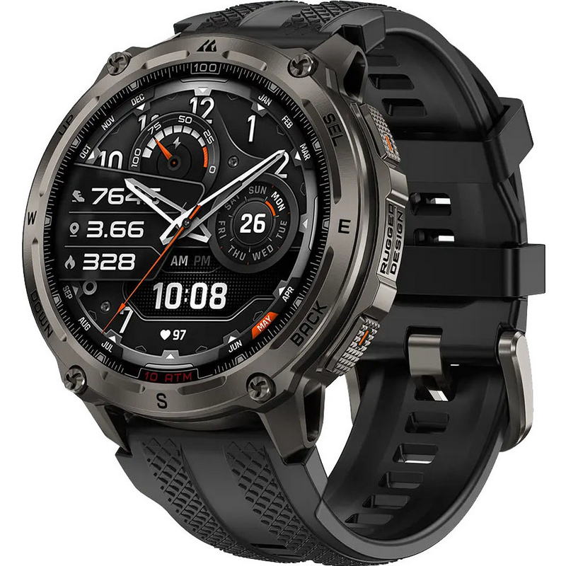 Смарт-часы KOSPET Tank T4 Black (6978602500041) (UA)