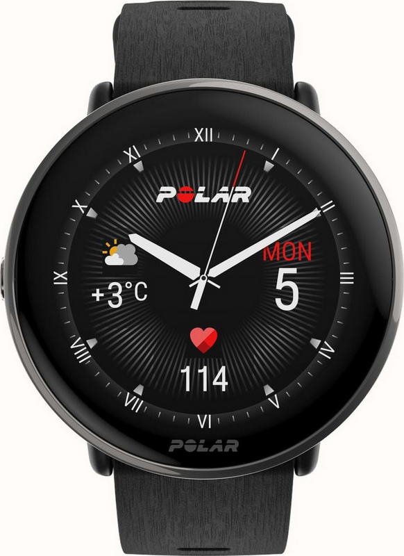 Смарт-часы Polar Ignite 3 Titanium Black S-L (900110027)
