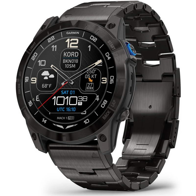 Смарт-годинник Garmin D2 Mach 1 Pro with Vented Titanium Bracelet (010-02804-80/81)