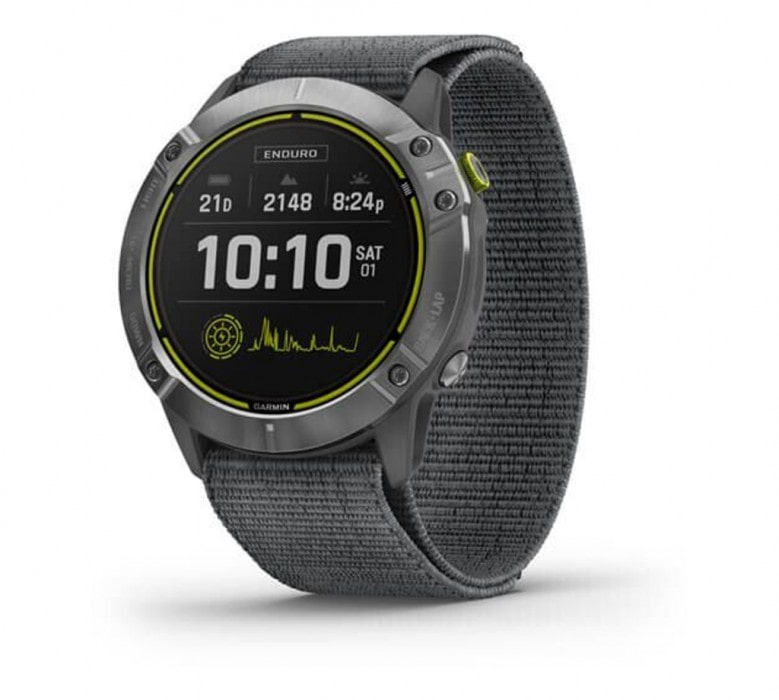 Смарт-часы Garmin Enduro Steel with Gray UltraFit Nylon Strap (010-02408-00/10)