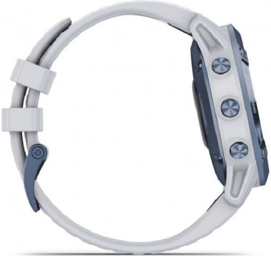 Смарт-часы Garmin Fenix 6 Pro Solar Edition Mineral Blue with Whitestone Band (010-02410-19/18) - фото 2