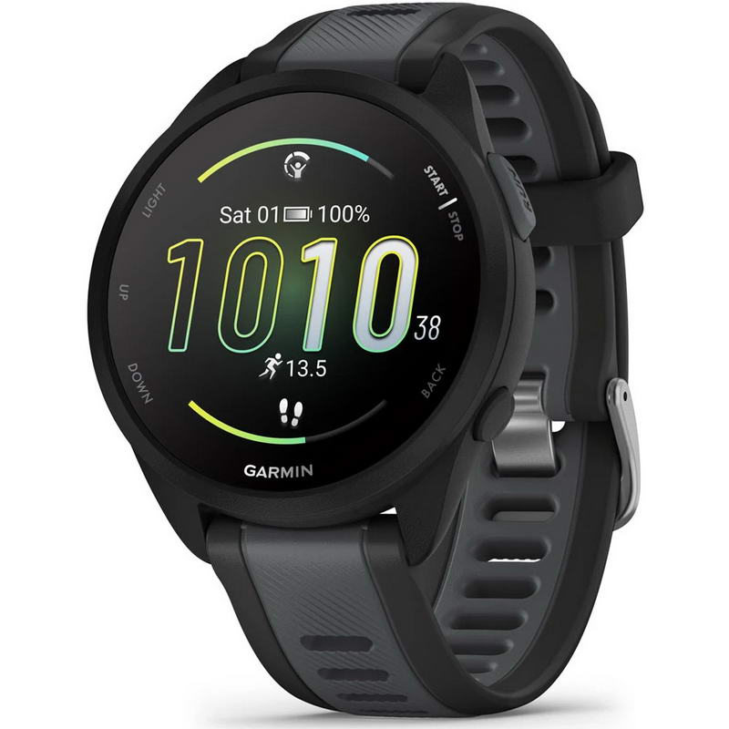 Смарт-годинник Garmin Forerunner 165 Black/Slate Gray (010-02863-20/A0)