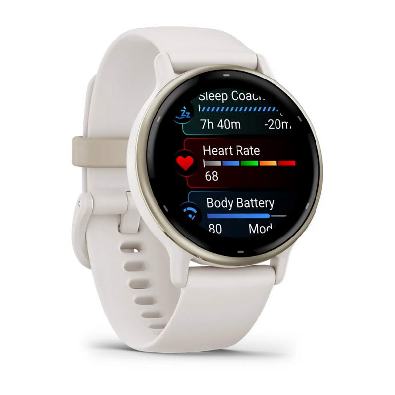 Смарт-годинник Garmin vivoactive 5, Ivory/Cream Gold, GPS (010-02862-11) (UA) - фото 1