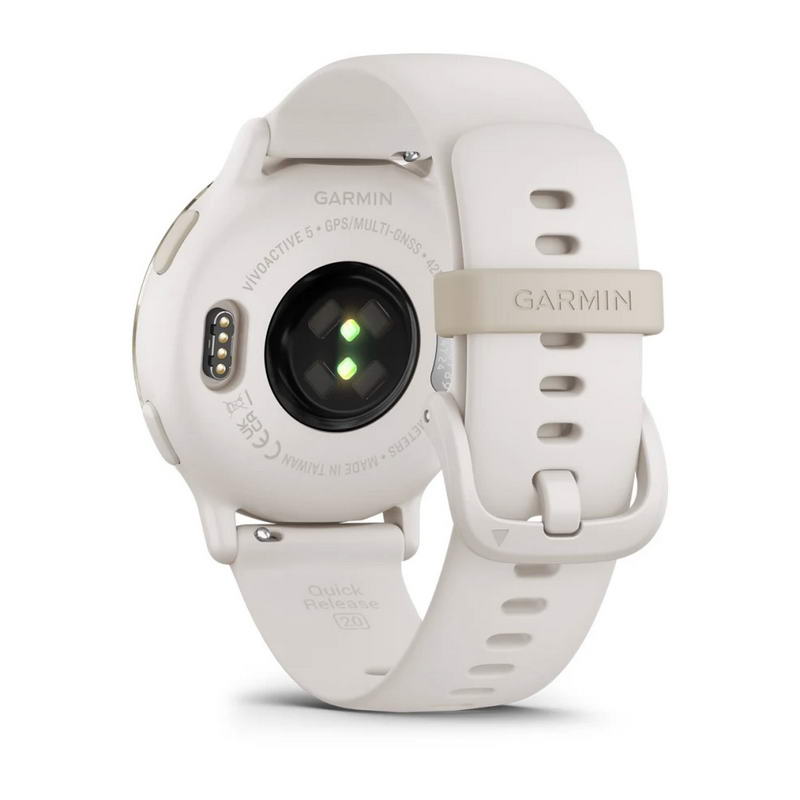 Смарт-годинник Garmin vivoactive 5, Ivory/Cream Gold, GPS (010-02862-11) (UA) - фото 4