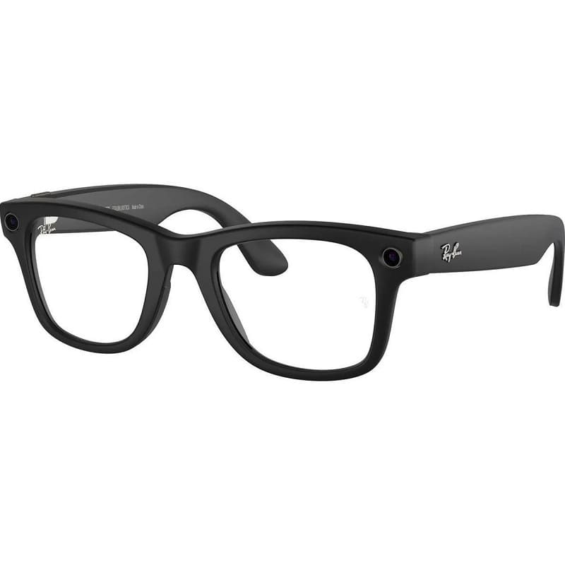 Смарт-очки Ray-Ban | Meta Wayfarer [Gen 2] Large Matte Black Frame / Clear Lenses (RW4012 601SSB 53-22)