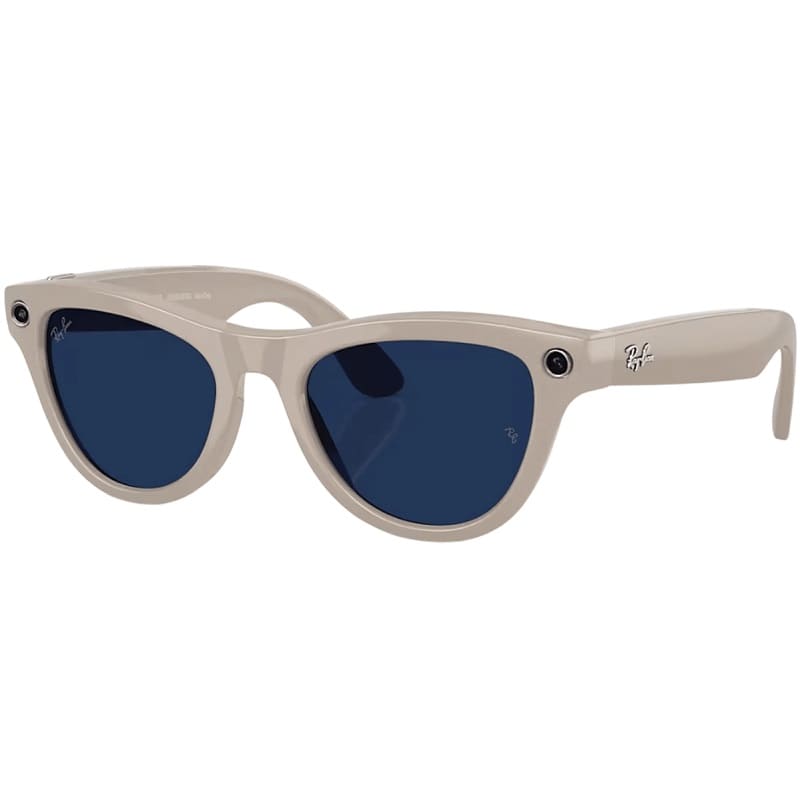 Смарт-очки Ray-Ban Meta Skyler Gen2 Stand.Shiny Chalky Gray Frame/Clear to Sapphire Transit.Lenses (RW4014 6700MF 52-20)