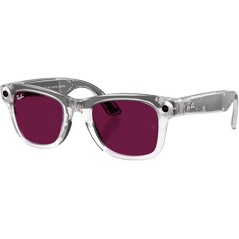 Смарт-окуляри Ray-Ban Meta Wayfarer Gen 2 Lim.Ed. Stand.Matte Transparent Frame/Clear/Ruby Tr.Lens (RW4012 6770MI 50-22)