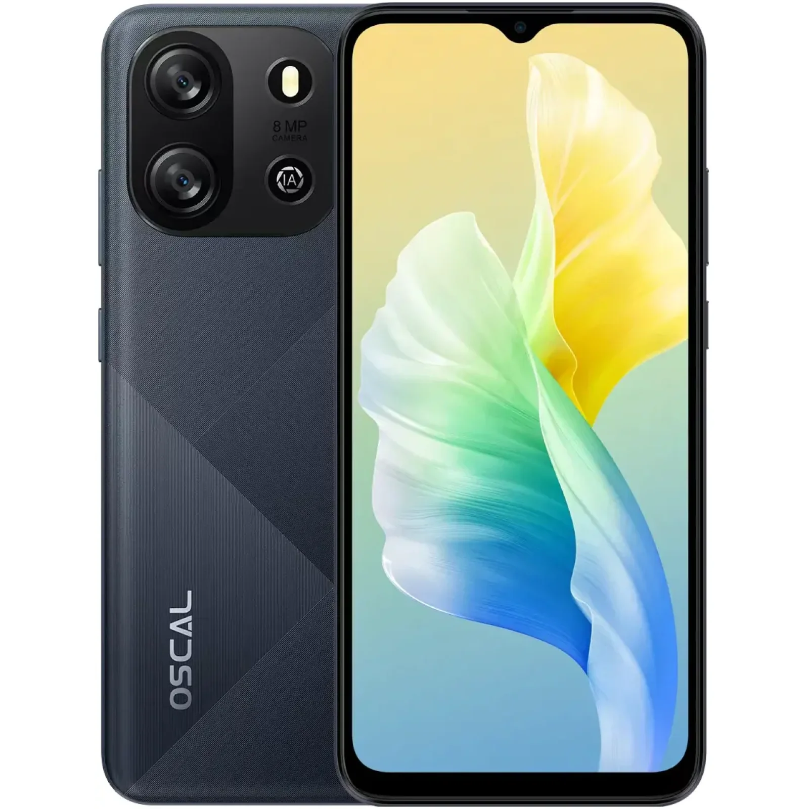 Смартфон Blackview Oscal Flat 1C 2/32Gb DS Moonshade Black (EU) 6931548315759
