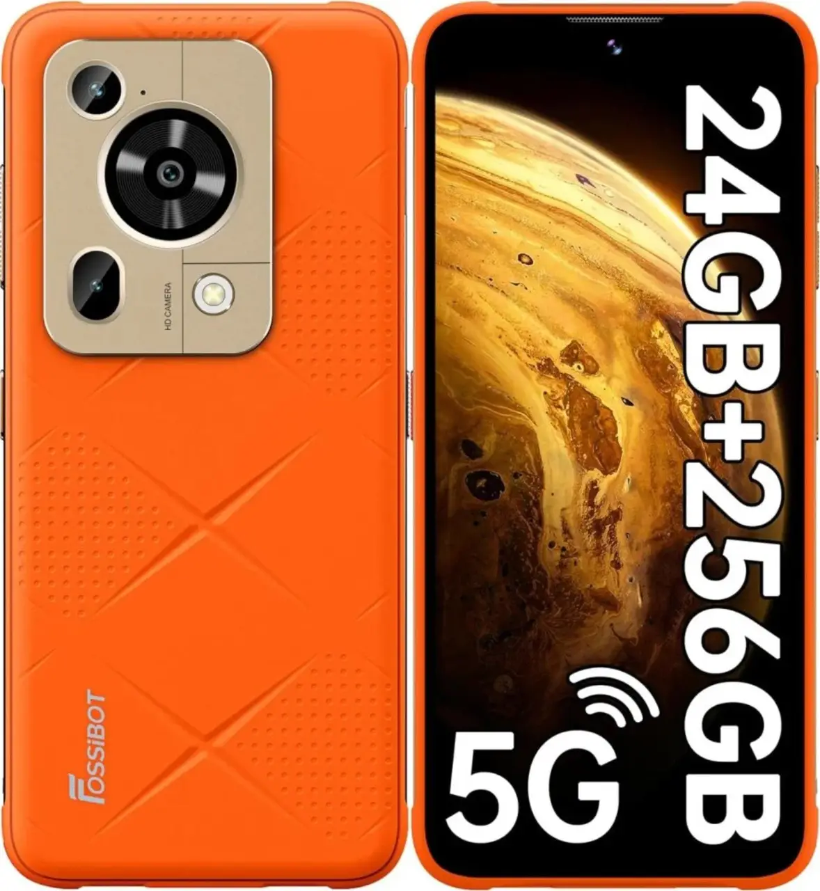 Смартфон Fossibot F112 Pro 8/256GB Flame Orange (EU) 6976133245615