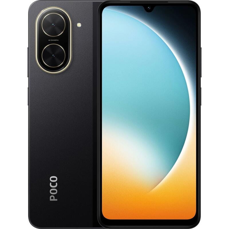 Смартфон POCO C71 4/128GB Power Black (no adapter) (Global Version)