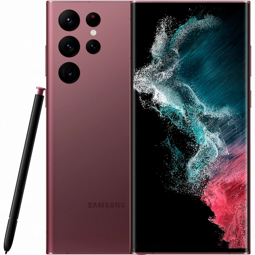 Смартфон Samsung Galaxy S22 Ultra 12/512GB Burgundy (SM-S908BDRH)